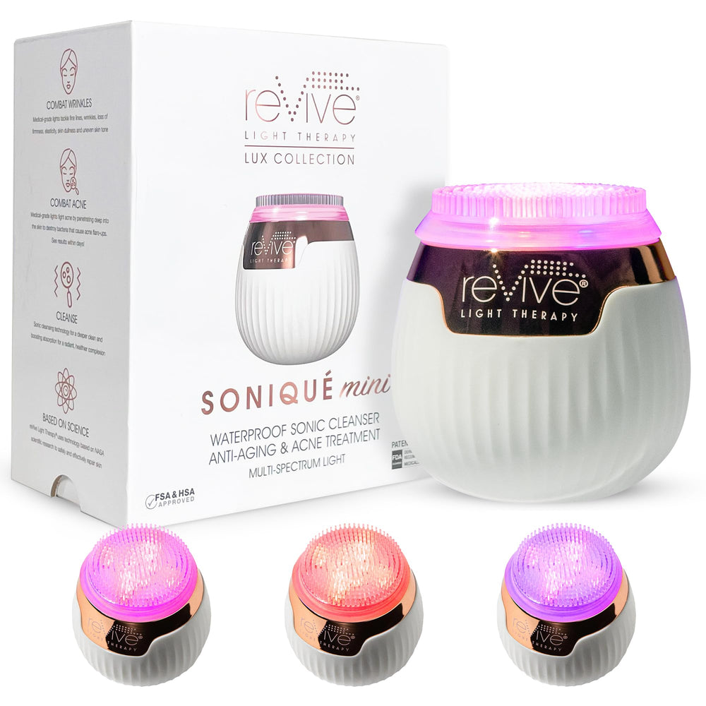 Revive Soniqué Mini con luz azul y roja para el cuidado de la piel