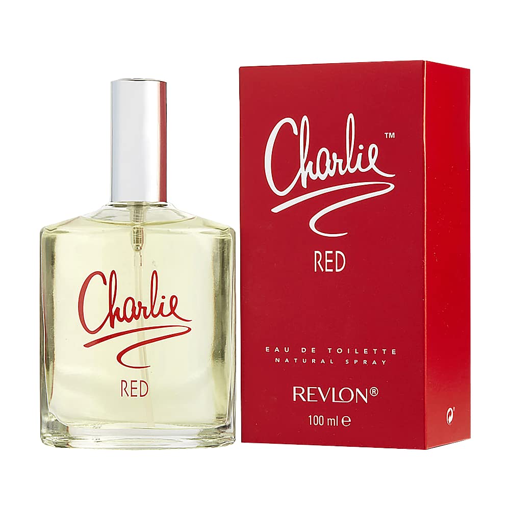 REVLON Charlie Red EDT para mujer, frasco visible y elegante, uso diario recomendado.