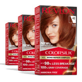 ColorSilk de Revlon con Bond Repair para cabello más resistente.