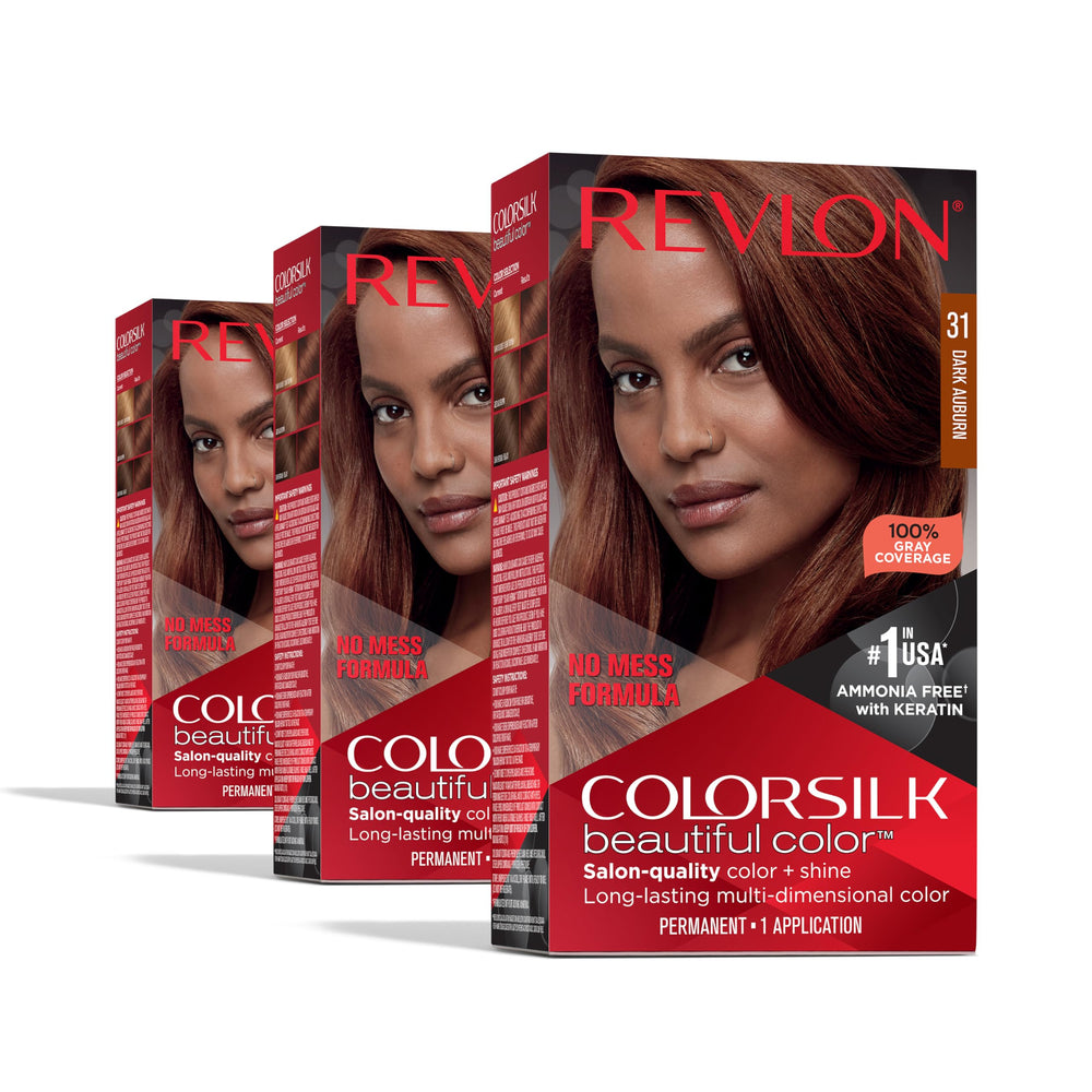 Revlon Colorsilk en caoba oscura para color duradero y brillo natural