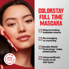 REVLON ColorStay Full Time Mascara protege contra aceite y sudor para un look duradero