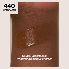 REVLON ColorStay fundación cobertura-mate para piel mixta, 440 Mahogany, acabado suave y mate.