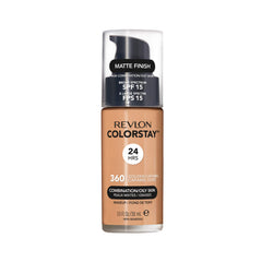 Revlon ColorStay fundación con acabado mate para piel grasa.