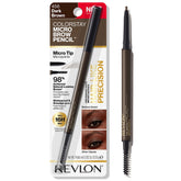 Revlon ColorStay Micro Cejas con cepillo incorporado para definición natural.