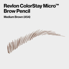 REVLON ColorStay Micro Cejas: trazo delgado que imita pelos naturales.