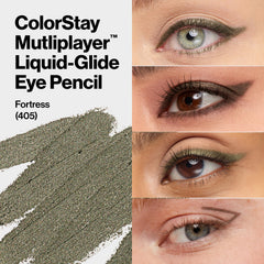 REVLON ColorStay Multiplayer, mezcla antes de fijar para un look difuminado.
