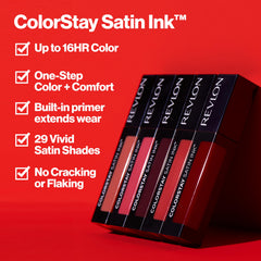 Tono Own It de REVLON ColorStay Satin Ink en labios