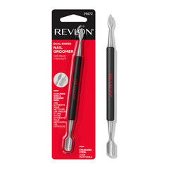 REVLON Expert Nail Groomer muestra diseño dual para cuidado preciso.