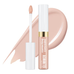 Revlon Glimmer Corrector en botella, ideal para uso diario y cobertura ligera.