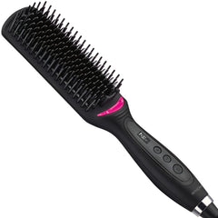 Revlon cepillo cerámico alisador con superficie amplia para cabello suave.
