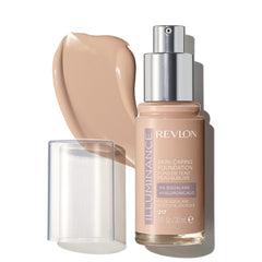 REVLON Illuminance Foundation - botella elegante para piel hidratada y radiante.
