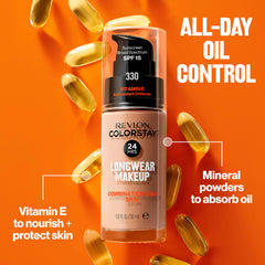 Protección SPF 15 de REVLON ColorStay para uso diario.