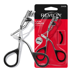 REVLON Natural Curl Lash Curler con agarre antideslizante para manejo seguro.