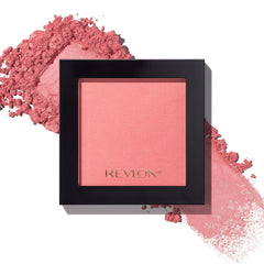 Revlon Rubor en Polvo 020 Rosa Deslumbrante, aplicación suave en mejillas para tono natural