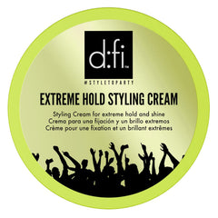 REVLON PROFESSIONAL D:fi Crema Extrema, envase visible, ofrece fijación duradera para peinados.