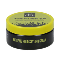 D:fi Crema Extrema, textura cremosa en acción, facilita la distribución para peinados precisos.
