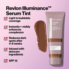 REVLON Illuminance Serum Tint con ácido hialurónico ofrece hidratación duradera