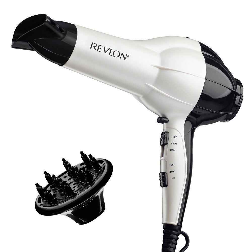 REVLON Shine Booster secador ergonómico para un peinado cómodo y rápido.