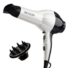 REVLON Shine Booster secador ergonómico para un peinado cómodo y rápido.