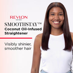 REVLON SmoothStay cerámica y turmalina con tecnología iónica para menos estática.