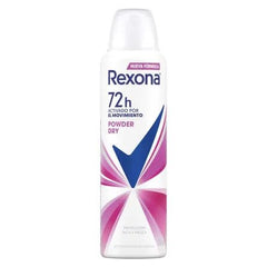 Rexona Women Powder Dry: botella desodorante con protección duradera y frescura diaria.
