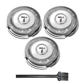 RF RollingFit cabezas recambio ultrafinas para Philips Norelco 7000, afeitado suave y preciso.