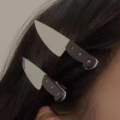Horquillas cuchillo negro de RFTWXHPN, ofrecen sujeción estable durante el lavado o ejercicio.