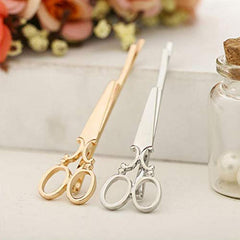 RFTWXHPN horquillas tijera cabello plateadas, ideal para sostener peinados durante el día.