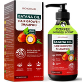 RICHGRAND Batana Oil Shampoo muestra la botella elegante para cuidado diario del cabello.
