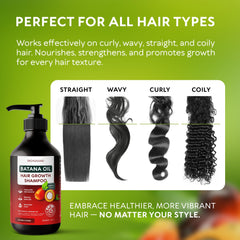 RICHGRAND Batana Oil Shampoo para cabello fino ofrece volumen visible.