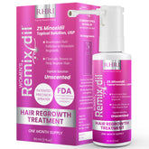 Rida Hair 2% Minoxidil women spray bottle for thinning hair support.