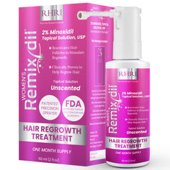Rida Hair 2% Minoxidil women spray bottle for thinning hair support.