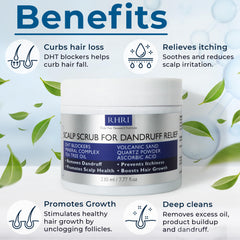 Rida Hair Research Institute exfoliante con aceite de árbol de té – calma el cuero cabelludo.