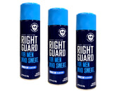 Right Guard Aérosol Sport Poudre Sec, bouteille prête à l'emploi pour une protection durable.
