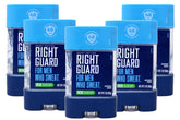 Right Guard gel claro Frescura 48h para días activos.