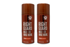 Right Guard Sport Desodorante Aerosol Original, lata en uso diario para protección continua.