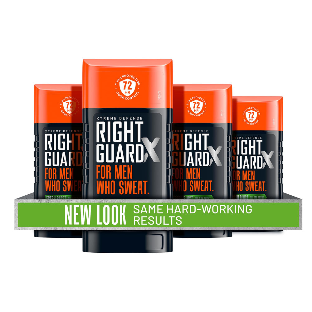 Right Guard Xtreme Defense desodorante invisible sólido con fragancia fresca para uso diario