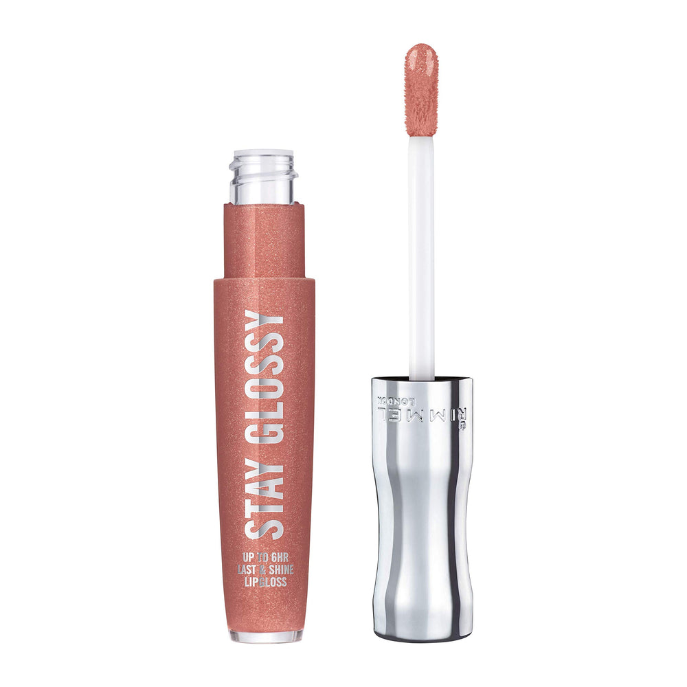 Rimmel brillo labial con aplicador de espuma para una aplicación precisa y color intenso.