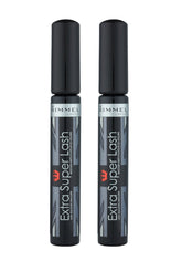 Rimmel Extra Super Pestañas Negra en aplicación suave para pestañas definidas