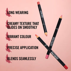 Delineador Rimmel 8HR tono Underground, muestra para comparar labiales