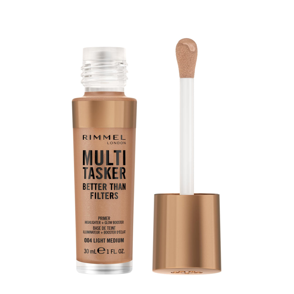 Rimmel Multi-Tasker Better Than Filters primer en crema para un inicio suave y duradero.