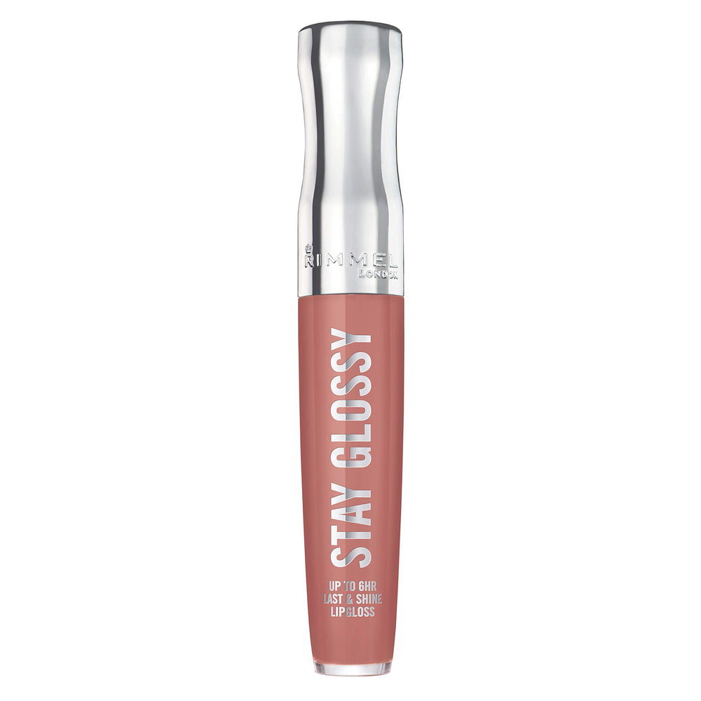 Rimmel Stay Glossy con aplicador preciso para un acabado suave y brillante.