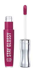 Rimmel Stay Glossy Berry Bad con color intenso y brillo duradero