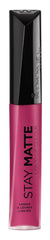 Rimmel labial líquido mate, foco en labio, color intenso y acabado estable en tono Latido.