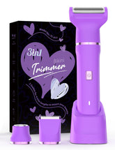 Risina afeitadora eléctrica para mujeres en tono morado, potencia para la piel suave.
