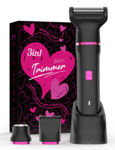 Risina Bikini Trimmer: diseño de contraste negro-rosado para uso diario cómodo.
