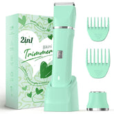 Risina bikini-trimmer dos cabezas para acabado preciso en la línea del bikini.