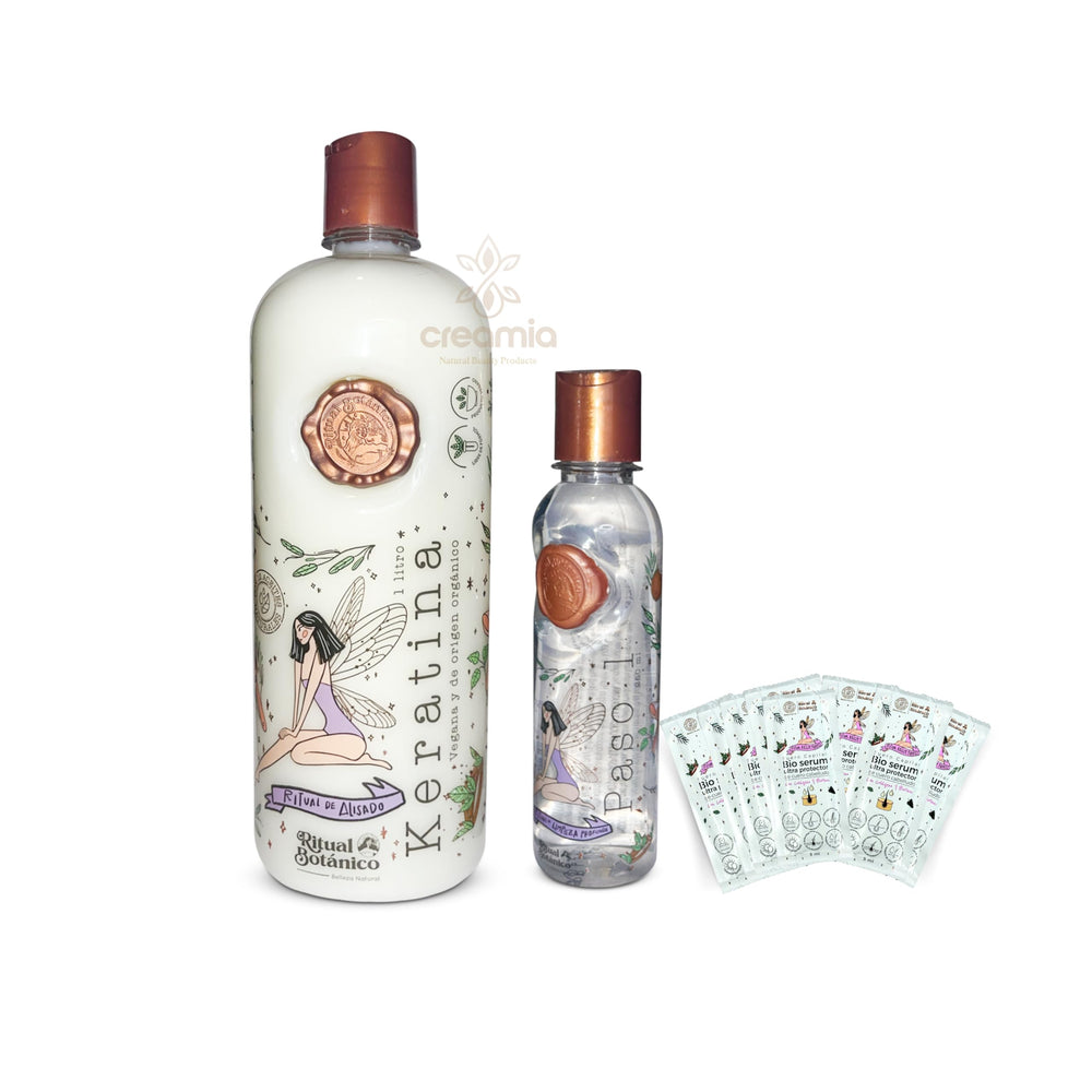 Ritual Botanico keratina organica en botella 1l para alisado duradero