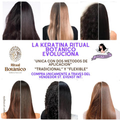 Ritual Botanico Keratina Organica Ingredientes Naturales: mezcla de aceites para nutrición