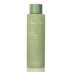 Rizos Curls Biotina Shampoo: botella, limpieza suave para cabello saludable y nutrido.